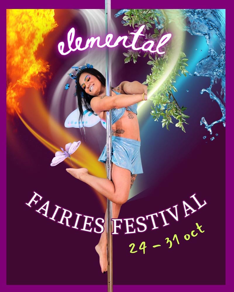 woman on a pole dance pose